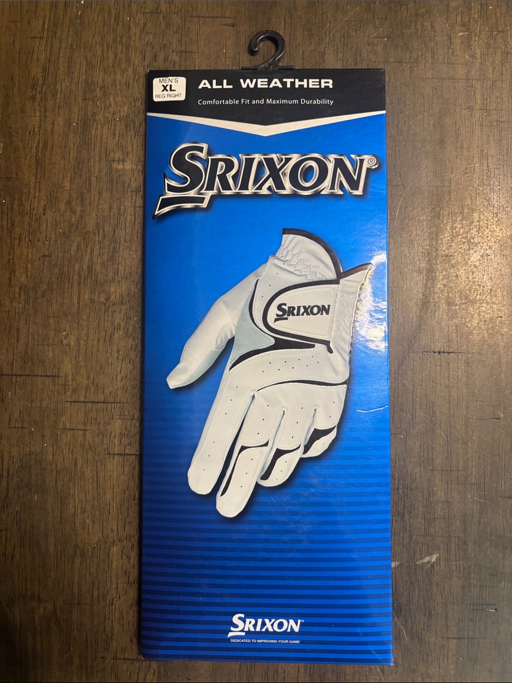 Srixon Men’s White All-Weather Golf Glove Right hand XL for lefty